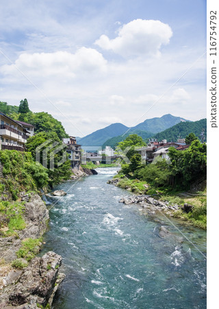 [郡上八幡/吉田川]從宮瀨橋眺望的景色 116754792