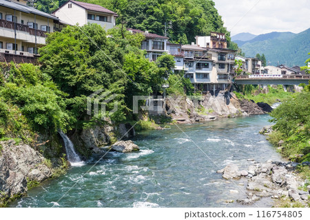 [郡上八幡/吉田川]從宮瀨橋眺望的景色 116754805