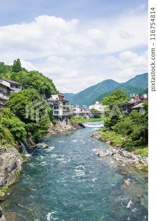 [郡上八幡/吉田川]從宮瀨橋眺望的景色 116754814