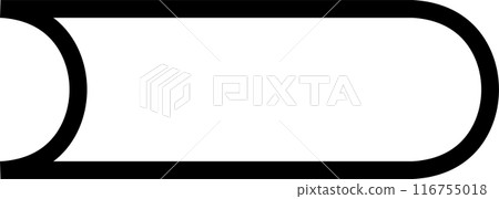 Square bold shape element. Geometric design Square bold shape element. Geometric design 116755018