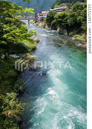 [郡上八幡/吉田川]新橋眺望 116755355