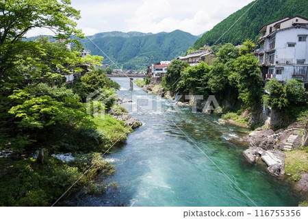 [郡上八幡/吉田川]新橋眺望 116755356