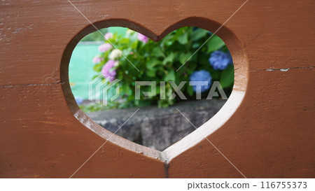 Stylish wooden bench Stylish wooden bench 116755373