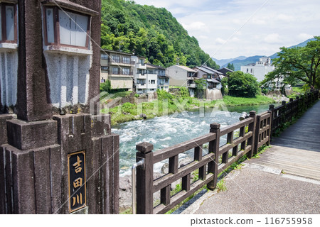 [郡上八幡]橫跨吉田川的「新橋」場景 116755958