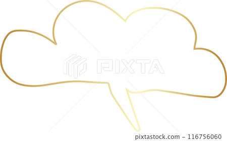 Golden speech bubble luxury icon, dialogue, text, chat Golden speech bubble luxury icon, dialogue, text, chat 116756060