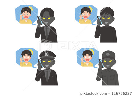 Scammers talking to seniors set Scammers talking to seniors set 116756227