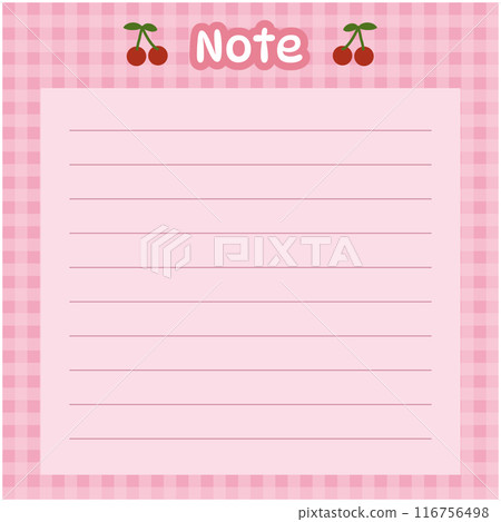 Cute notepad  116756498