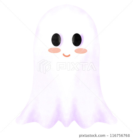 Cute ghost watercolor design Cute ghost watercolor design 116756768