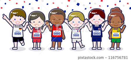 多國運動員參加體育賽事03 116756781