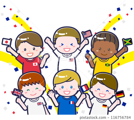 跨國觀眾享受觀看運動比賽的樂趣 02 116756784