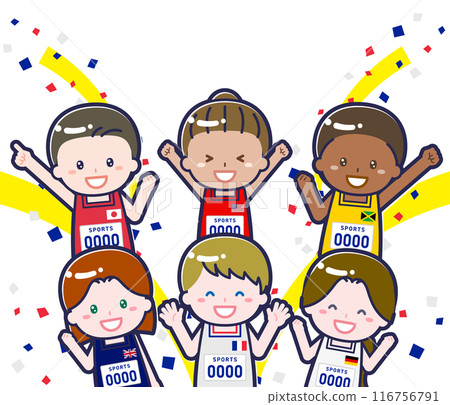 多國運動員參加體育賽事04 116756791