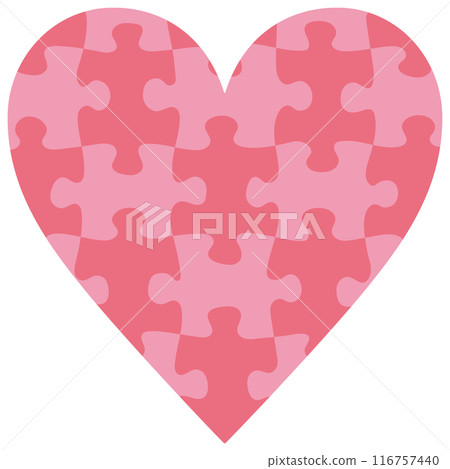 Jigsaw Puzzle_Heart Jigsaw Puzzle_Heart 116757440