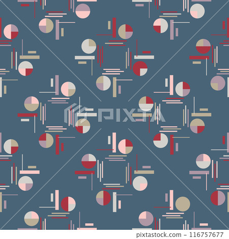 Textile motif seamless pattern. Abstract line shape geometric motif pattern continuous background. Man shirt all over print block. Vector illustration Textile motif seamless pattern. Abstract line shape geometric motif pattern continuous background. Man shirt all over print block. Vector illustration 116757677