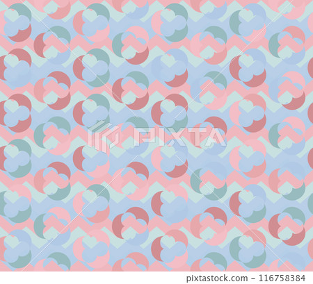 Childish Style Seamless Vector Pattern. Cute geometric shapes Simple Design. Vector illustration. 116758384