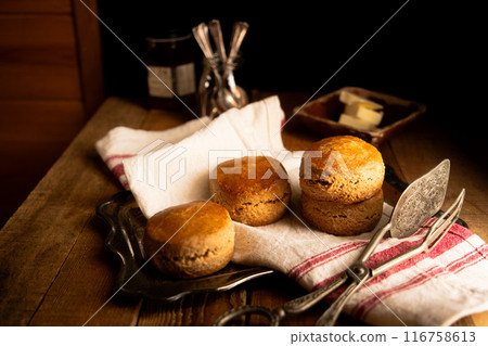 Scones on the table Scones on the table 116758613