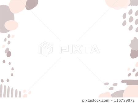 Beige paint-like frame Beige paint-like frame 116759072