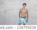 Young male muscles 116759216