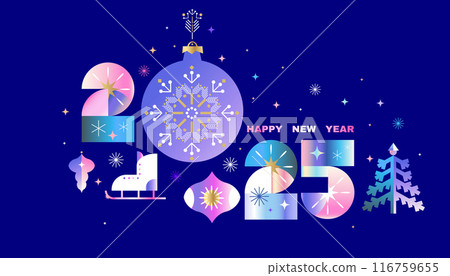 2025 Happy New Year banner 6 116759655