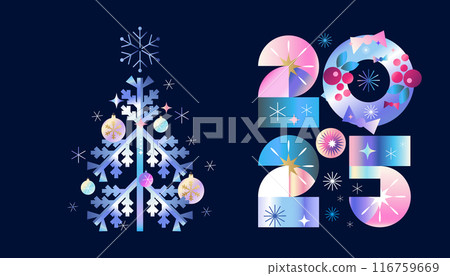 2025 Happy New Year banner 10 116759669