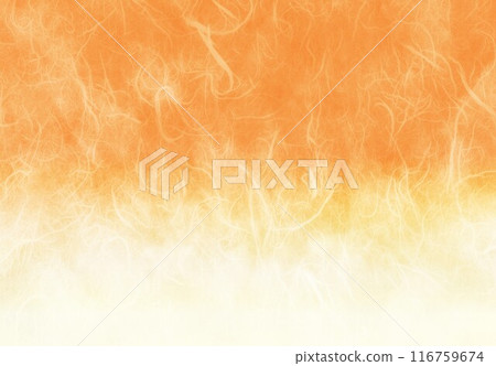日本紙雲龍紙橙色漸變 116759674