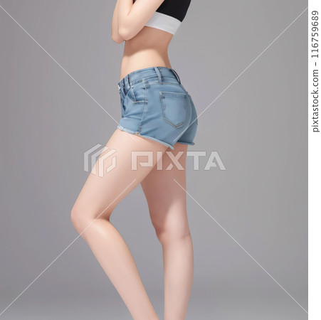 美麗的腿模型 116759689