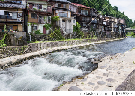 [郡上八幡]「Sogisui」前的小田川沿岸街景 116759789