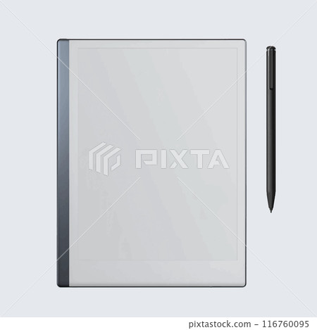 reMarkable Tablet eInk Device Mockup Realistic with Marker Pen Template Download with Stylus remarkable device mockup 116760095