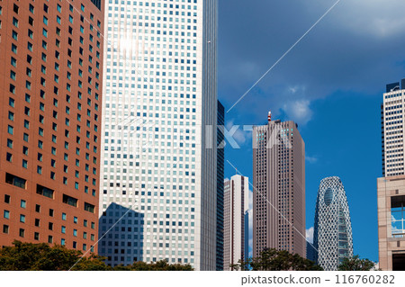 Building and skyscrapers in Tokyo 116760282