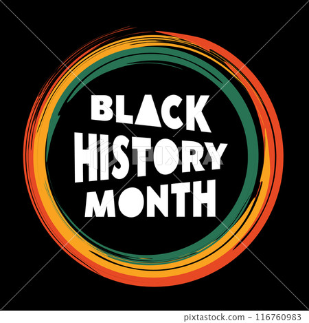 Black History Month letter template design 116760983