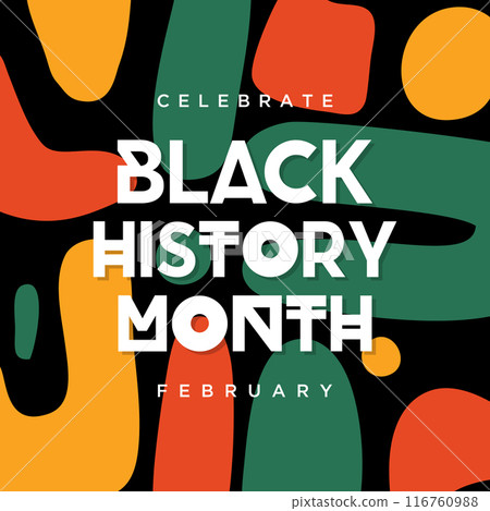 Vector illustration design graphic Black History Month Vector illustration design graphic Black History Month 116760988