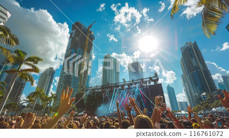 Midsummer outdoor festival 116761072