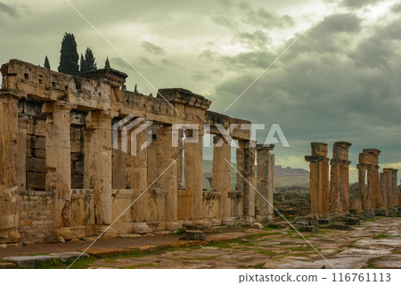 The ancient city of Hierapolis in Turkey is a UNESCO World Heritage Site 116761113