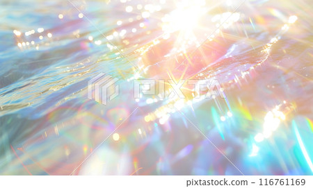 Beautiful sparkling colorful liquid texture background with diffuse reflection 116761169