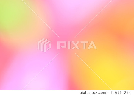 Colorful semicircular background material on a pink background 116761234