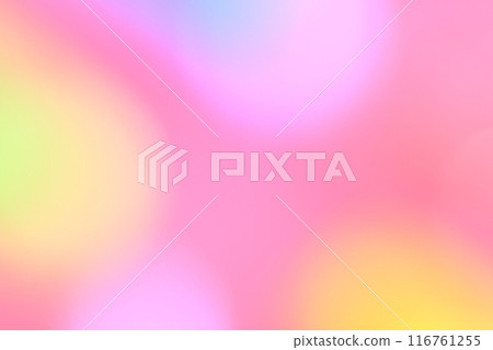 Colorful semicircular background material on a pink background Colorful semicircular background material on a pink background 116761255