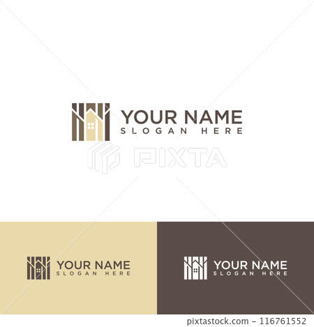 Tree House business logo vector concept design 116761552