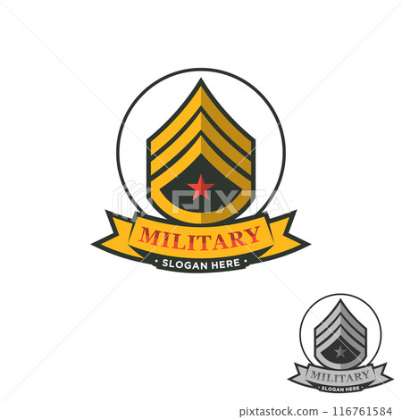Military badges emblem and army patches typography Military badges emblem and army patches typography 116761584