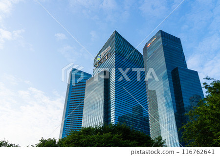城市景觀新加坡摩天大樓 城市景觀新加坡摩天大樓 116762641