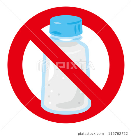 Reduced salt, no salt sign 116762722