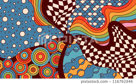Abstract hippie decor. 116762846