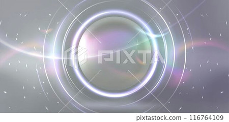 White neon light halo effect White neon light halo effect 116764109