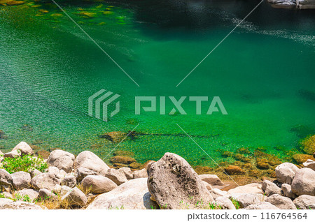 Nezame-no-Toko: Emerald green water surface Nezame-no-Toko: Emerald green water surface 116764564