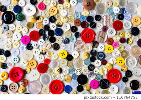 button, sewing, sew 116764755
