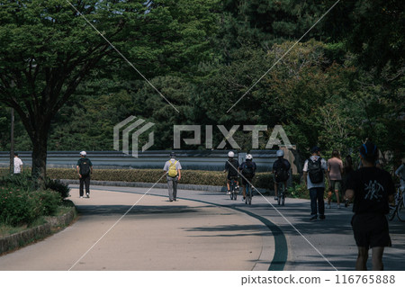 Scenery around Fukuoka Tenjin Station 116765888