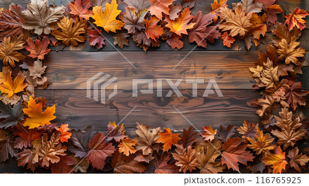 秋天相框AI影像 秋天相框AI影像 116765925