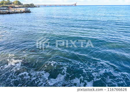 old railway for loading copper ore in the Mediterranean Sea 2 old railway for loading copper ore in the Mediterranean Sea 2 116766626