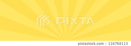 黃色輻射圖案流行背景素材-簡單醒目的水平橫幅-16x5 黃色輻射圖案流行背景素材-簡單醒目的水平橫幅-16x5 116768113
