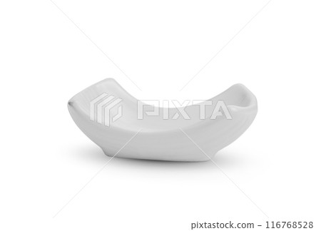 Empty ceramic cup on a white background with clipping path. Empty ceramic cup on a white background with clipping path. 116768528