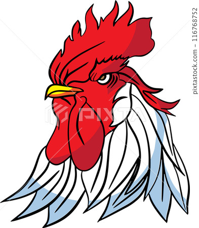 The rooster for Farm or food logo concept. 116768752