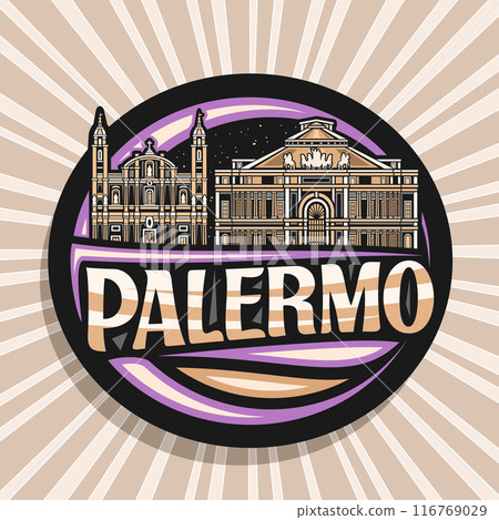 Vector logo for Palermo Vector logo for Palermo 116769029